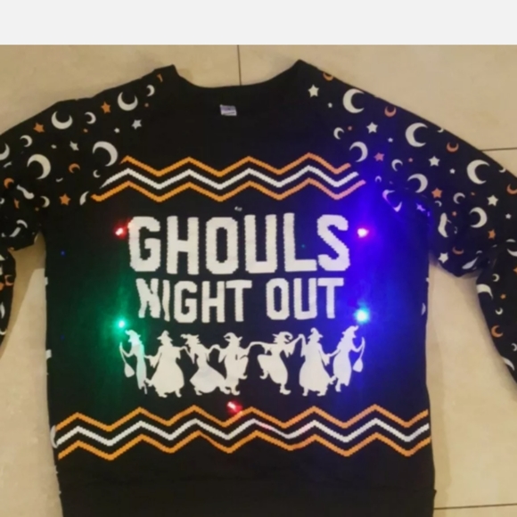 Halloween Sweater LED CHANGING LIGHTS - Picture 5 of 5